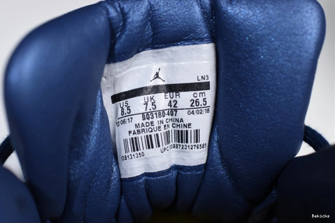 Rep BK bq3180-407 jordan michigan 12 air 1120